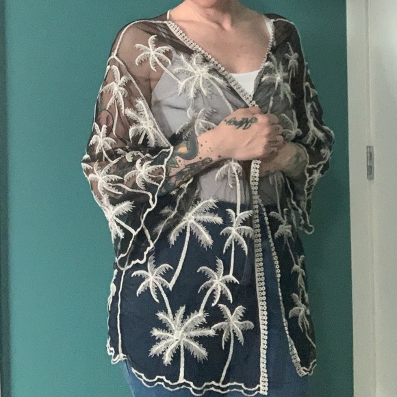 Palm tree π΄ vintage coverup - Picture 6 of 8